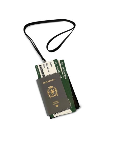 Passport leather phone holder