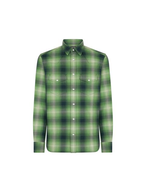 GRAND DEGRADE CHECK WESTERN SHIRT