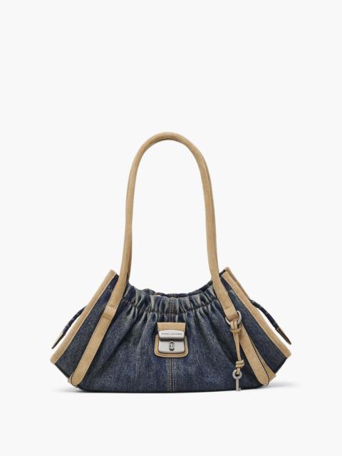 THE DENIM SUEDE CRISTINA SATCHEL
