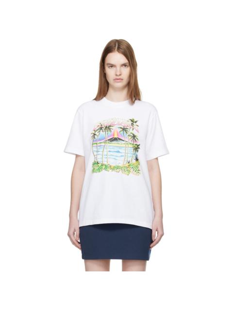 White Volcano Short Sleeve T‑shirt