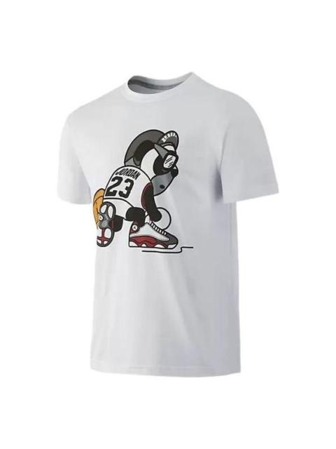 Air Jordan 13 Love Panda T-Shirt 'White' 777550-100