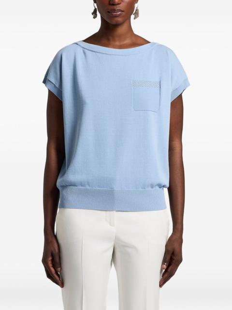 cotton knitted T-shirt