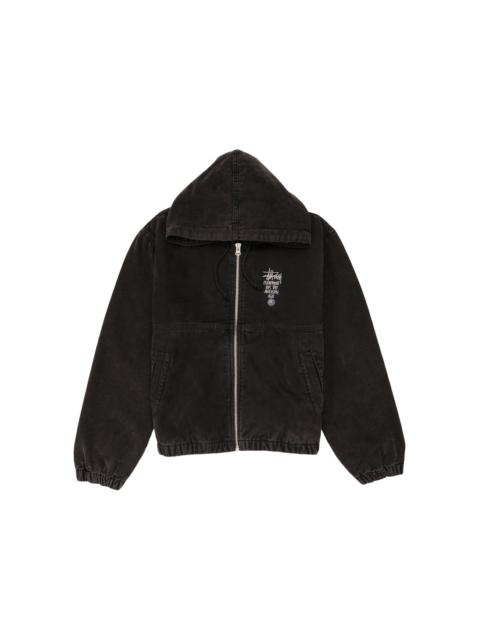 Stussy Canvas Insulated Work Jacket Black
