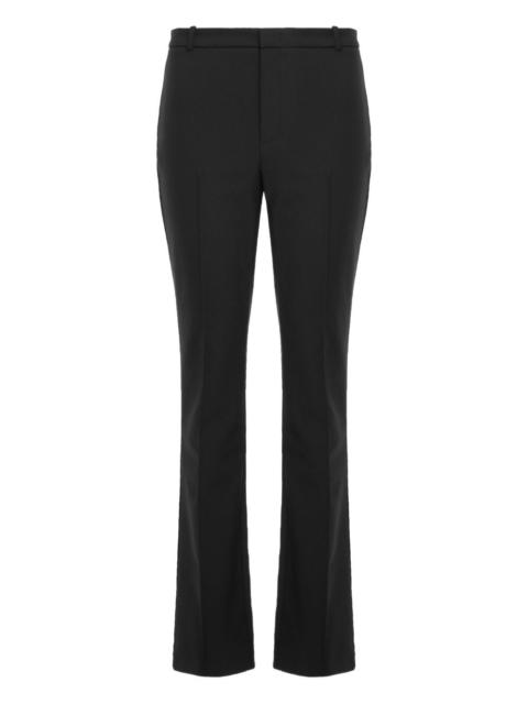 cigarette flared trousers
