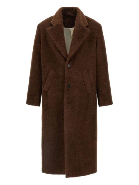 brushed alois wool coat