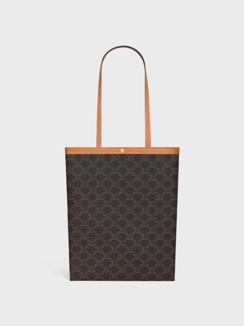 MEDIUM FLAT SHOPPER IN TRIOMPHE CANVAS
