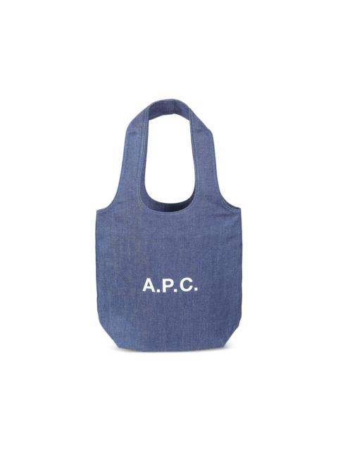 Ninon printed denim tote bag