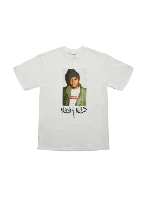 Supreme Nas Tee White