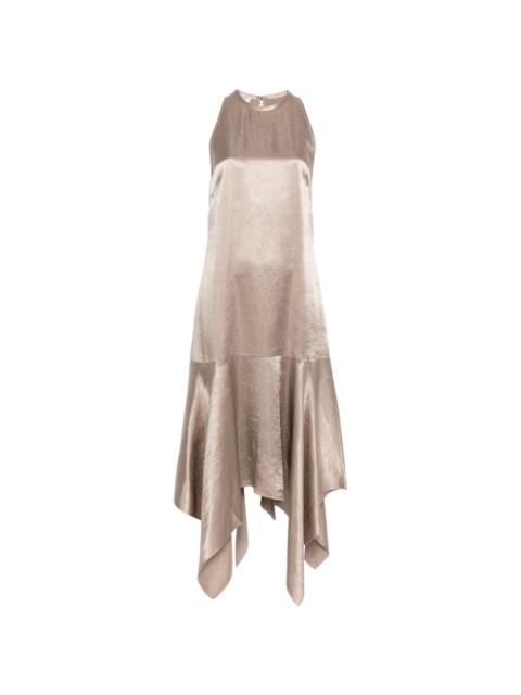 asymmetrical flounce dress
