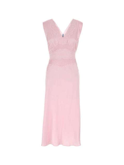 Pink Satin Dress