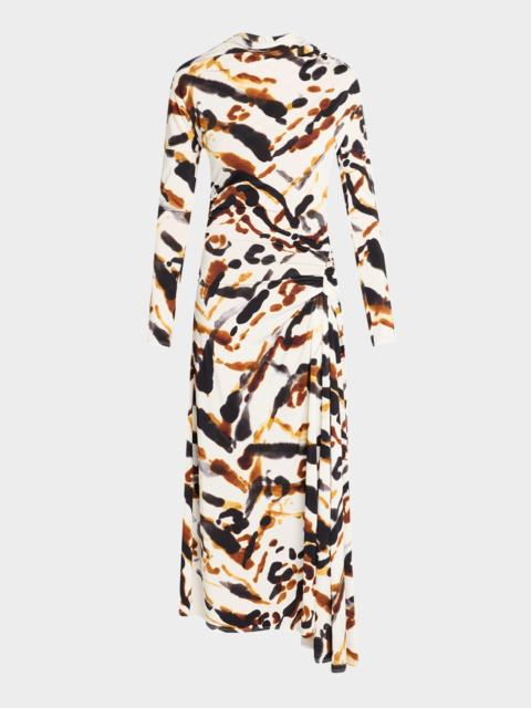 Lia Long-Sleeve Maxi Dress