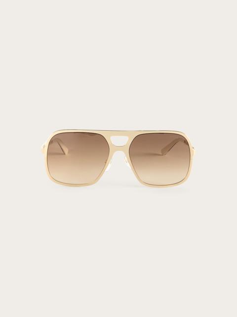 METAL AVIATOR SUNGLASSES
