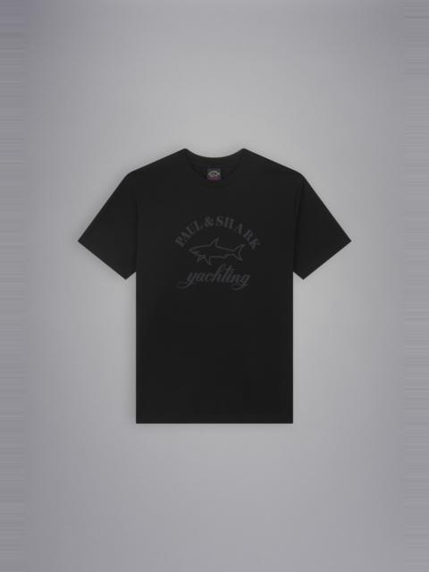 COTTON T-SHIRT WITH PRINTED LOGO