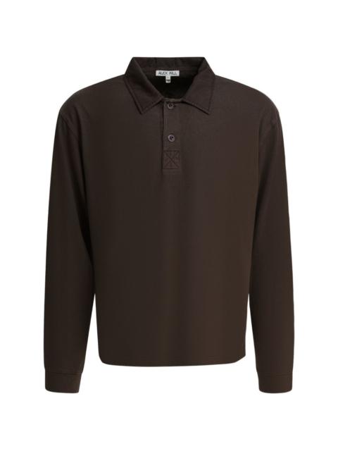 buttoned polo shirt