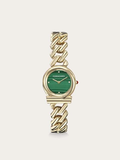 Gancini Twisted Chain Watch