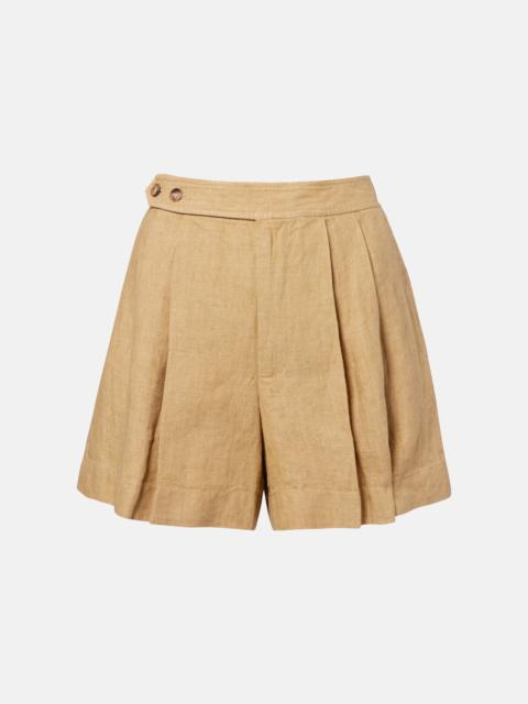Linen shorts