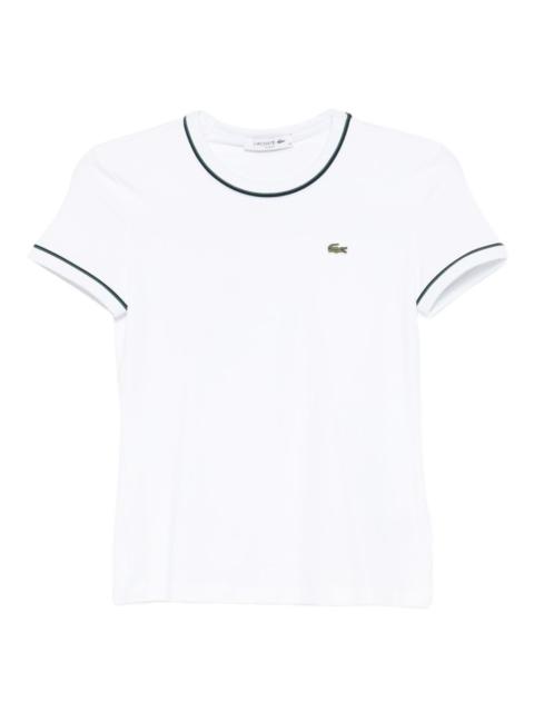 logo-embroidered T-shirt