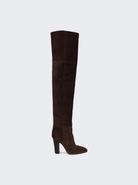 Lavinia Over The Knee Boot 100 Ebony