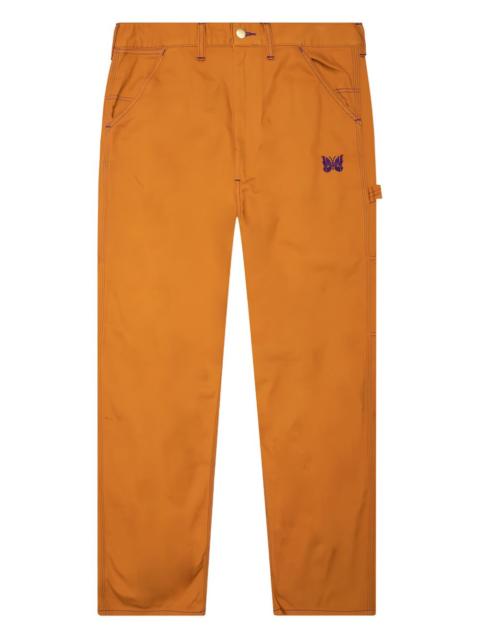 x Smith's butterfly-embroidered twill trousers