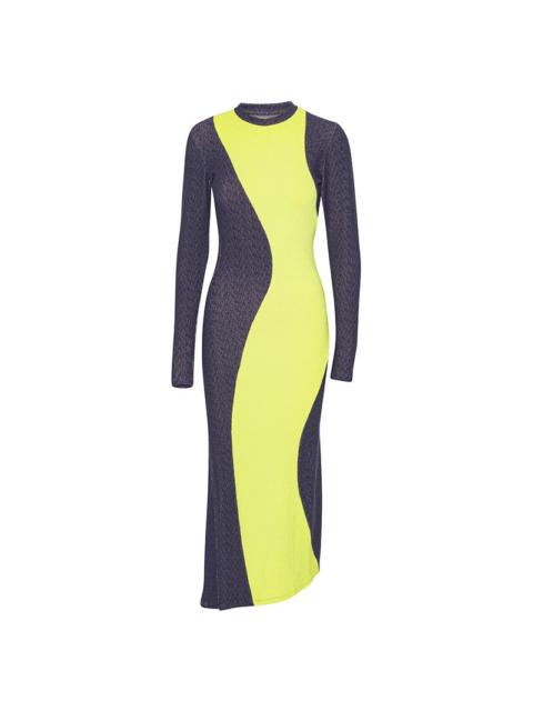 VERTIGO DRESS - JERSEY BICOLOR