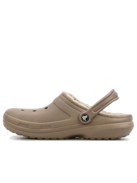 Crocs Classic Lined Clogs 'Mushroom Bone' 203591-2YB
