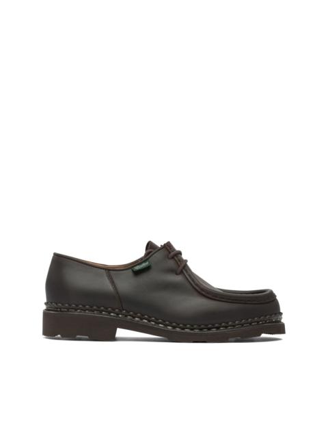 leather lace-up loafers