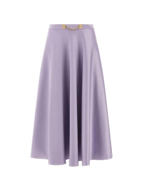 Duchesse A-line midi skirt