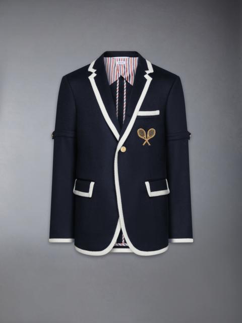 ZIBELINE TENNIS EMBROIDERY ARMBAND SPORTCOAT