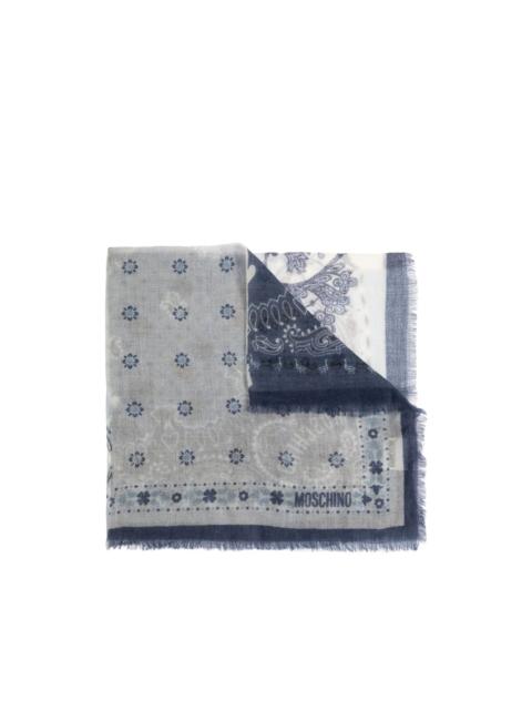 floral-paisley cashmere scarf