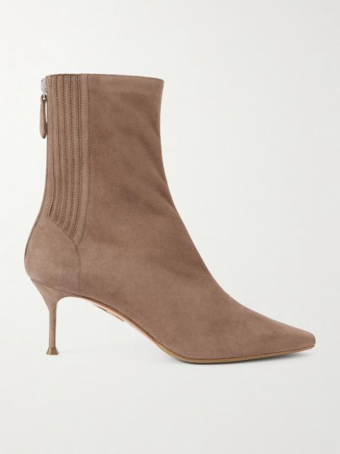 Saint Honoré 65 Suede Ankle Boots