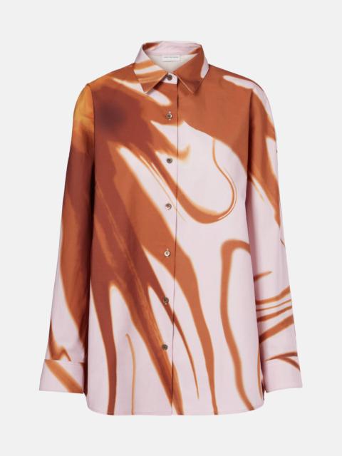 Printed cotton shirt