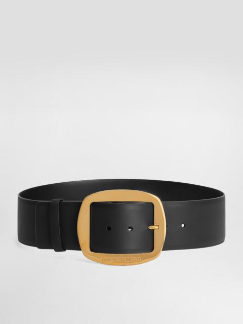 Calfskin belt