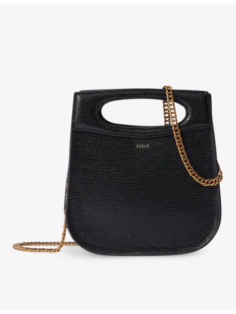 Cheri Mini leather cross-body bag