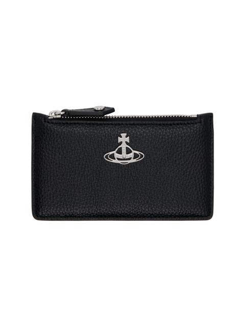 Black Slim Long Card Holder