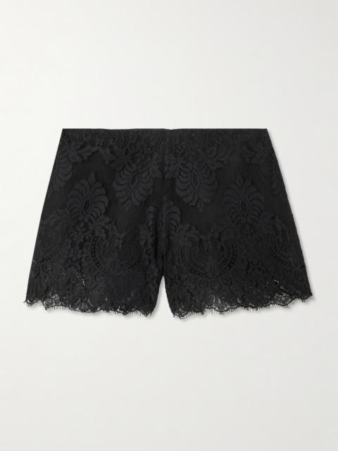 Zak Scalloped Lace Shorts
