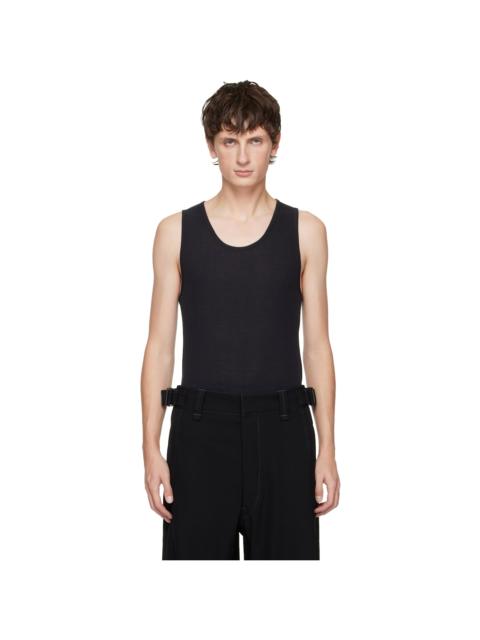 Black Debardeur Tank Top