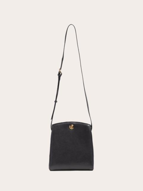 PUSHLOCK CROSSBODY BAG BLACK