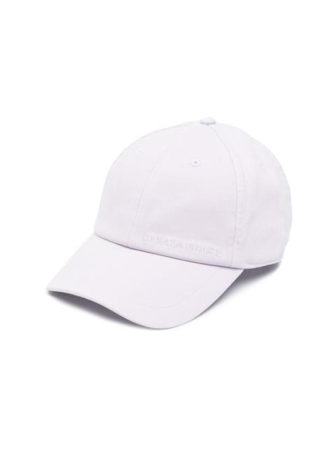 logo-embroidered cotton cap