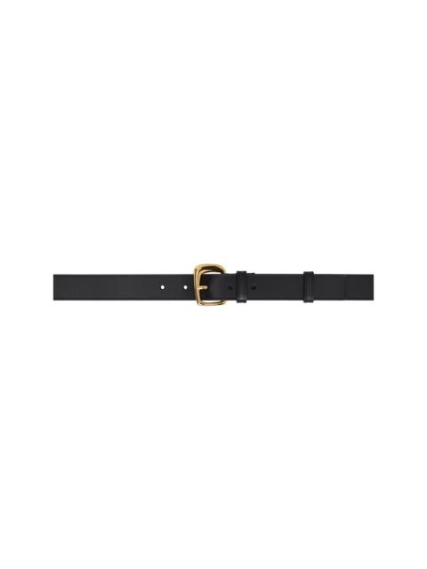 Black 'The Ovalo' Belt