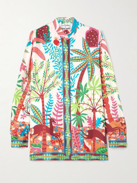 + Louis Barthélemy Kelsy Printed Silk-twill Shirt