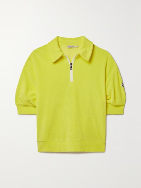 Cotton-blend Terry Polo Shirt