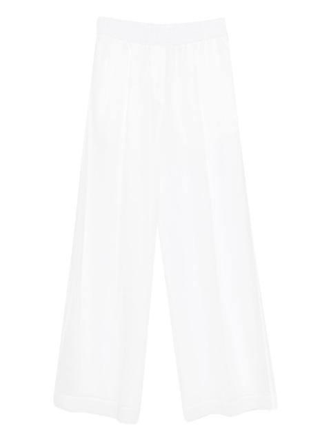 elasticated-waistband trousers