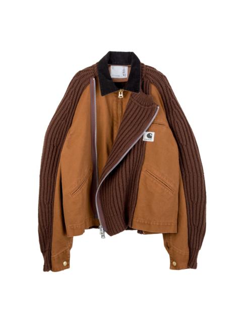 Carhartt WIP Washed Duck x Wool Knit Blouson