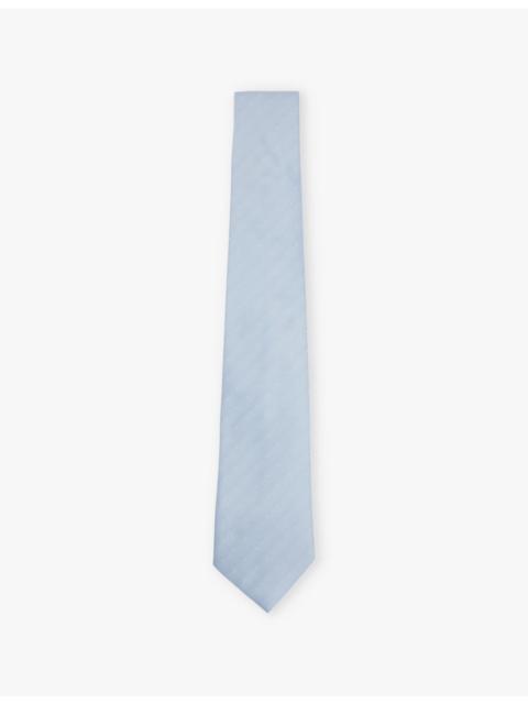 Liam polka-dot woven tie