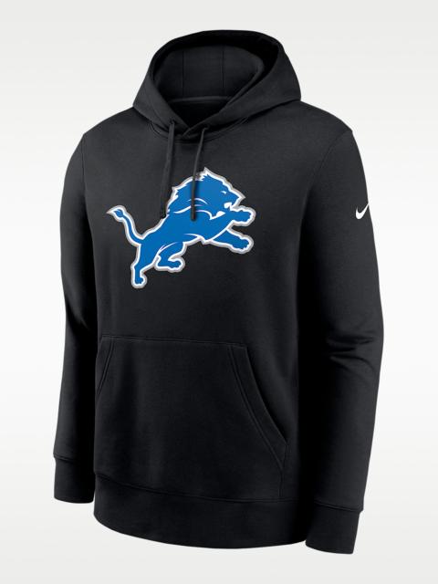 Detroit Lions Club Logo Men's Nike NFL Pullover Hoodie