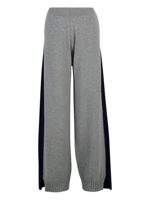 ribbed-waistband trousers