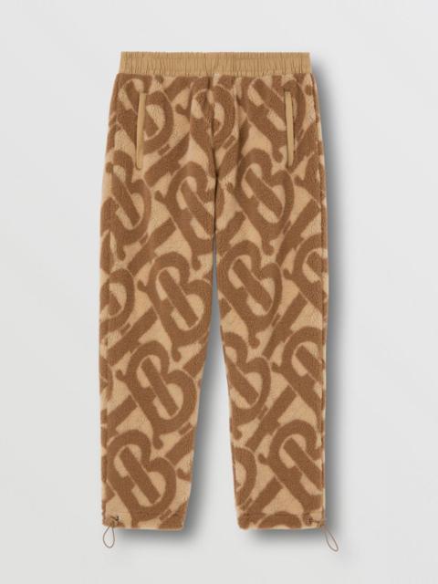 Monogram Fleece Jacquard Jogging Pants