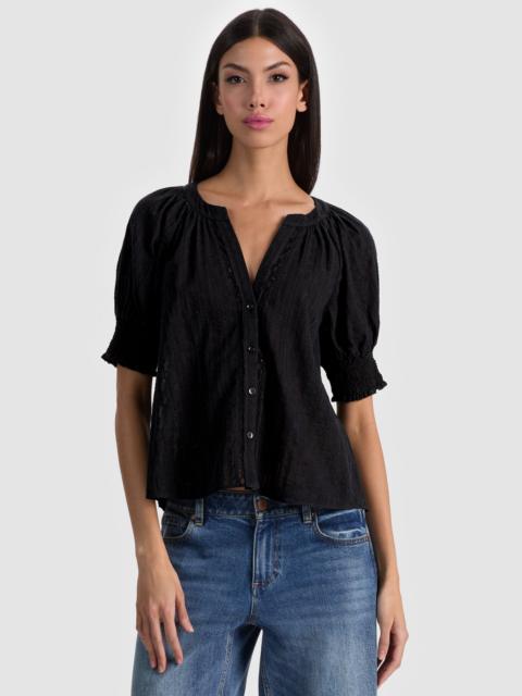 THALIA BUTTON DOWN BLOUSE