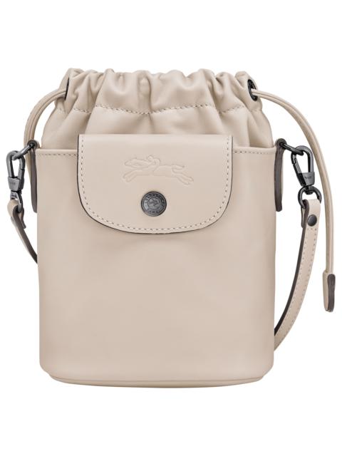 Le Pliage Xtra Bucket bag Paper - Leather