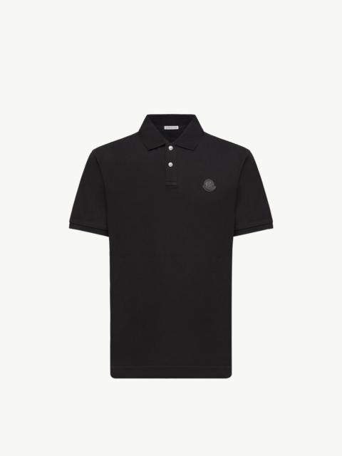 Logo Patch Cotton Piquet Polo Shirt